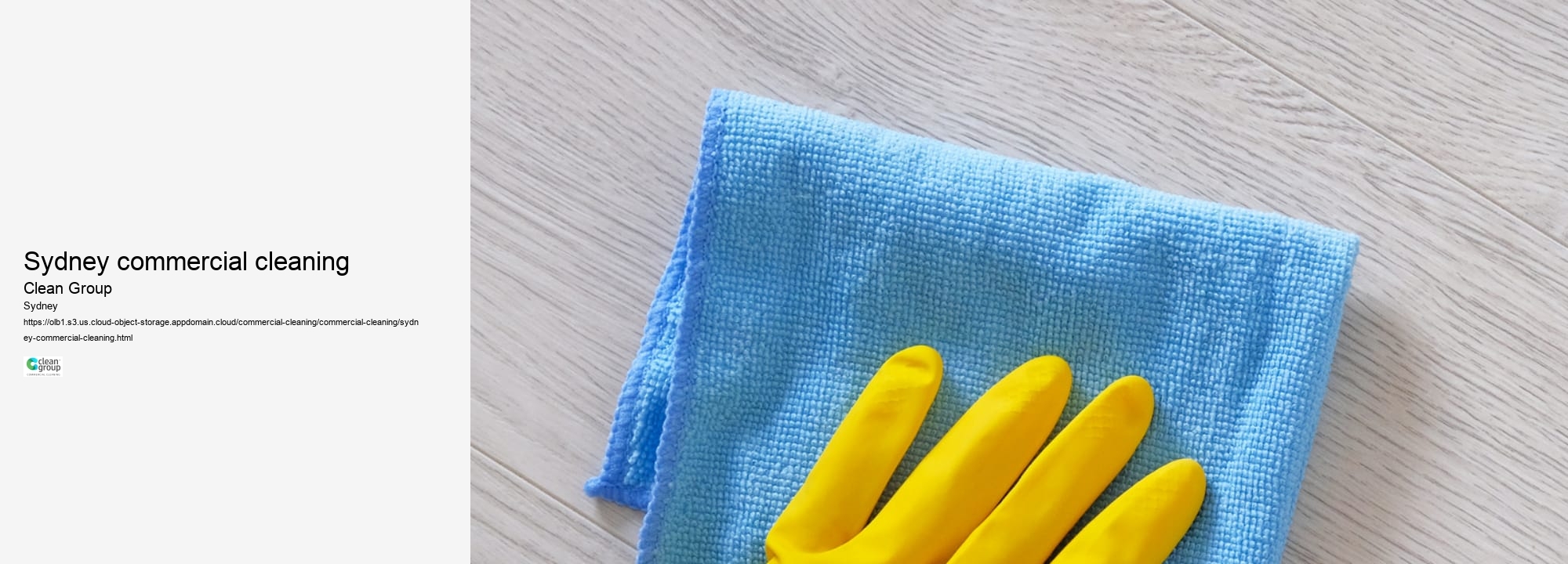 Sydney commercial cleaning