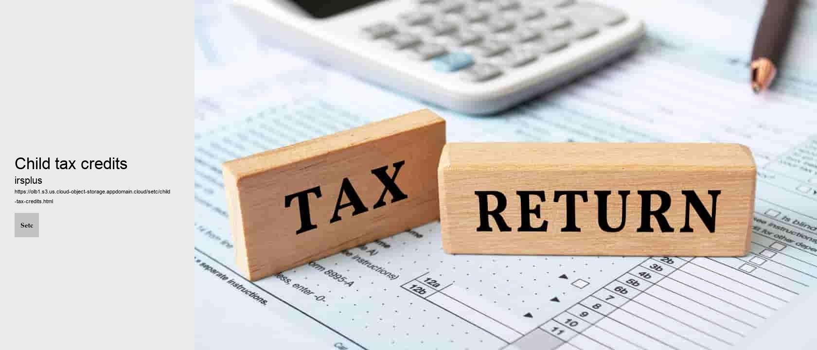 Child tax credits